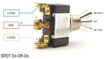 3 Way SPDT Toggle Switch